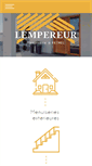 Mobile Screenshot of menuiserie-lempereur.com